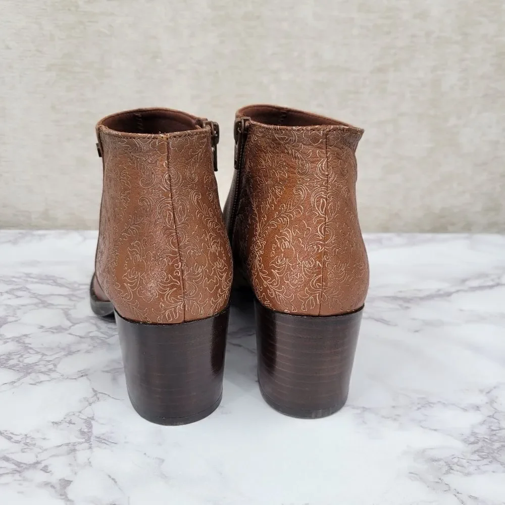 Hispanitas Ankle Boor 75677 Dakota Brown Leather Ankle Boots